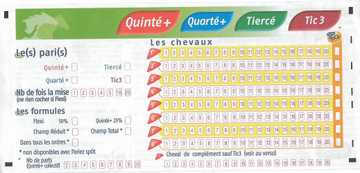 ticket quinté+