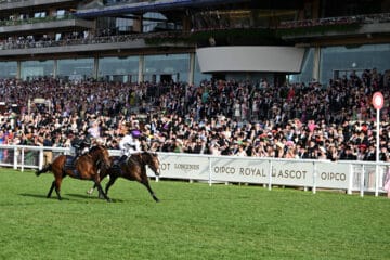 23rd June 2023; Ascot Racecourse, Berkshire, England: Royal Ascot Horse Racing, Day 4; Race 7; The Palace of Holyroodhou